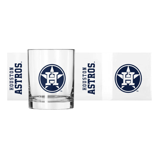 Houston Astros 14oz Gameday Rocks Glass - Logo Brands - Flyclothing LLC