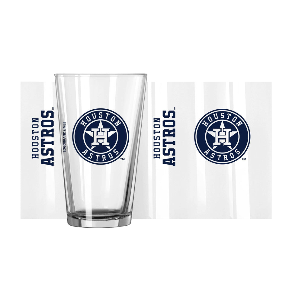 Houston Astros Alt Game Day Pint Glass - Logo Brands - Flyclothing LLC