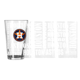 Houston Astros 16oz Replay Pint Glass - Logo Brands - Flyclothing LLC