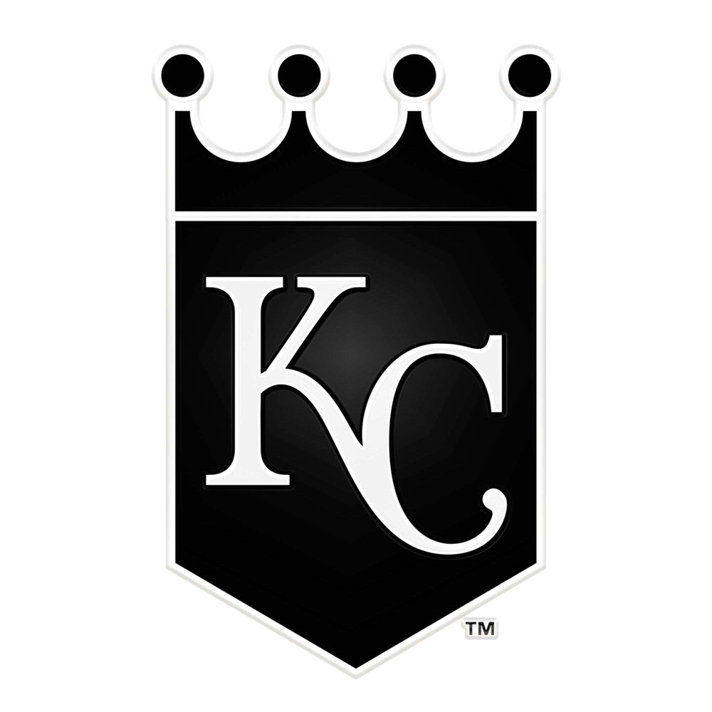 MLB - Kansas City Royals Plastic Chrome Emblem - Logo Brands - Flyclothing LLC