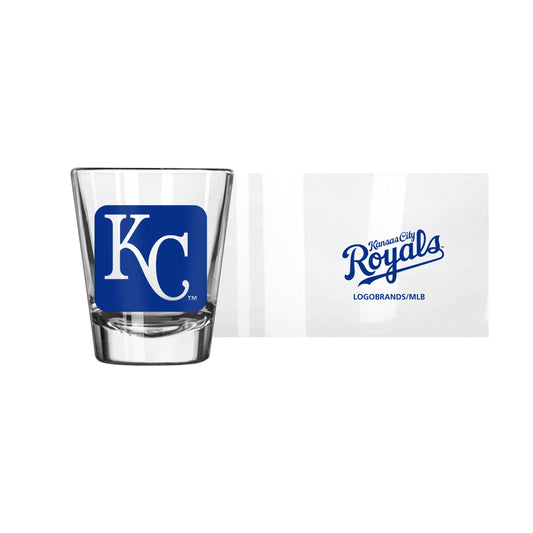 Kansas City Royals 2oz Cube Shot Glass - Logo Brands - Flyclothing LLC