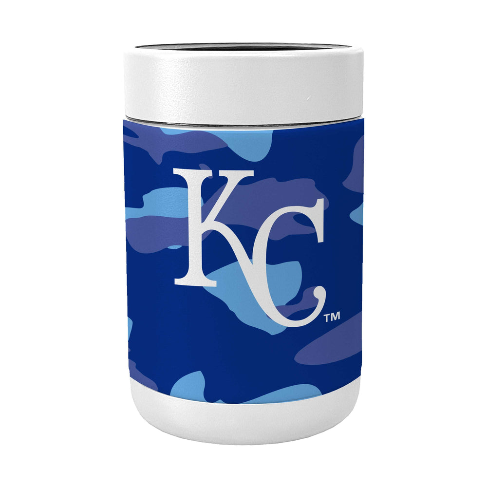 Kansas City Royals Camo Powder Coat Coolie - Logo Brands - Flyclothing LLC