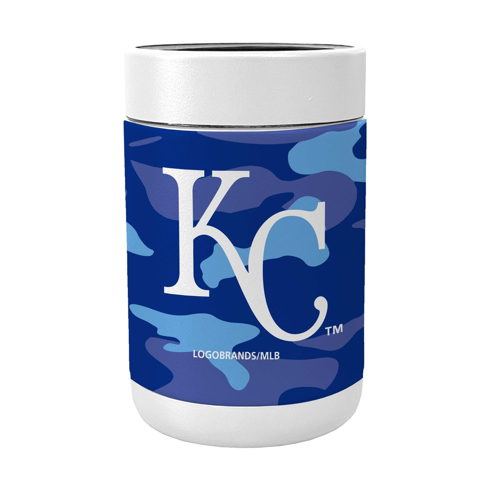 Kansas City Royals Camo Powder Coat Coolie - Logo Brands - Flyclothing LLC