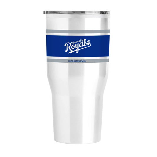 Kansas City Royals 30oz Stripe Fusion Tumbler - Logo Brands - Flyclothing LLC