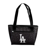 LA Dodgers Leopard Print 16 Can Cooler Tote - Logo Brands - Flyclothing LLC
