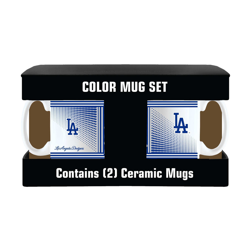 LA Dodgers Hero MUG SET HERO - 2pk - Logo Brands - Flyclothing LLC