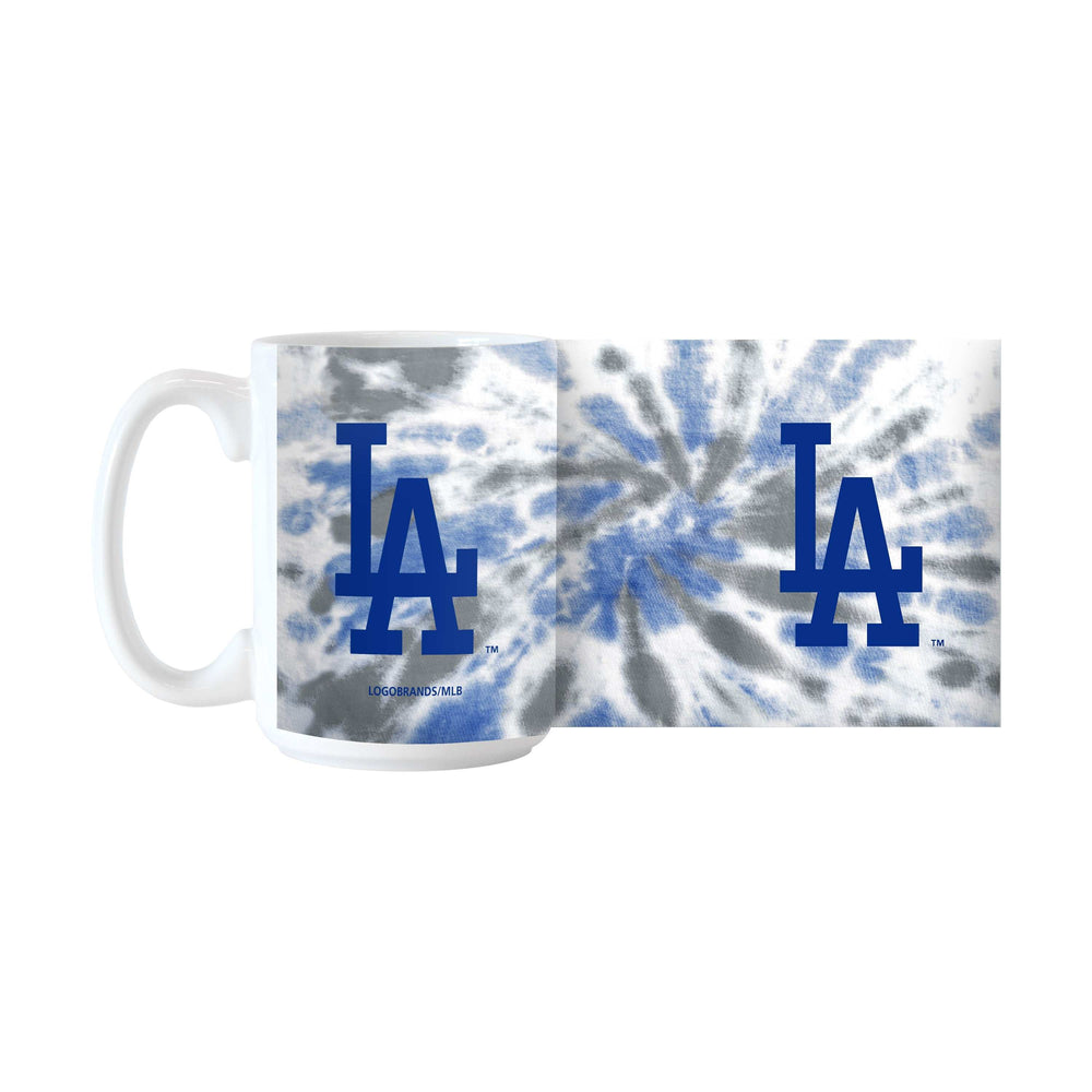 LA Dodgers 15oz Tie Dye Sublimated Mug - Logo Brands - Flyclothing LLC