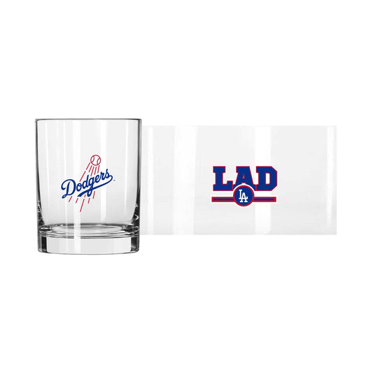Los Angeles Dodgers 14oz Letterman Rock Glass - Logo Brands - Flyclothing LLC