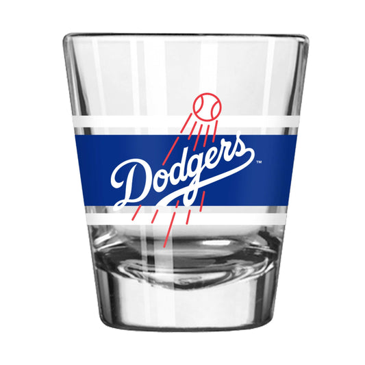 Los Angeles Dodgers 2oz Stripe Shot Glass - Logo Brands - Flyclothing LLC