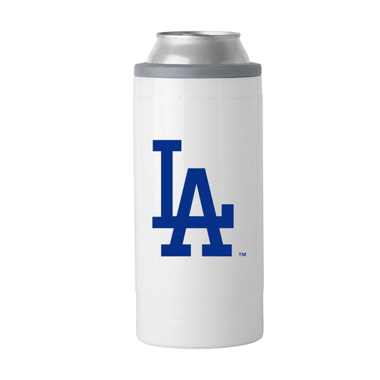 LA Dodgers Letterman 12 oz Slim Can Coolie - Logo Brands - Flyclothing LLC