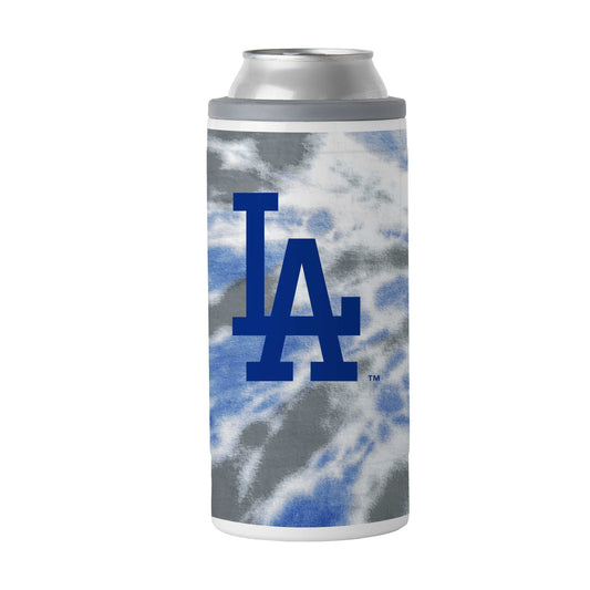 LA Dodgers 12oz Tie Dye Slim Can Coolie - Logo Brands - Flyclothing LLC