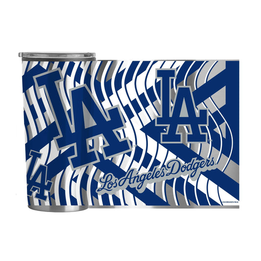 LA Dodgers 20oz Flex Plastic Wall Stainless Tumbler - Logo Brands - Flyclothing LLC