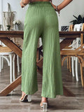 Frill Wide Leg Pants - Trendsi - Flyclothing LLC