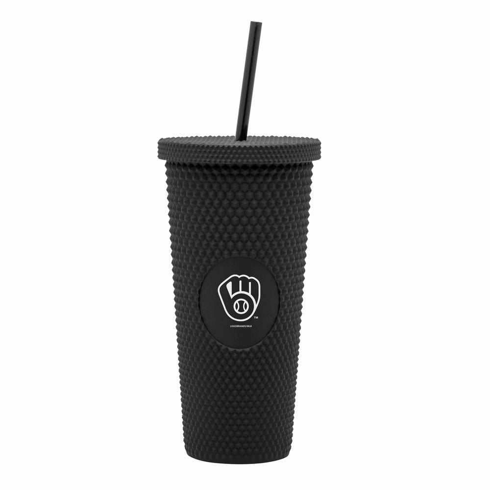 Milwaukee Brewers 24oz Studded Tumbler - Logo Brands - Flyclothing LLC