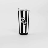 Minnesota Twins 20oz Striped Powder Coat Tumbler - Logo Brands - Flyclothing LLC