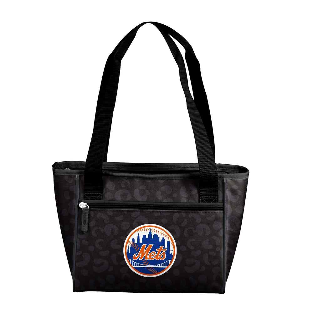 New York Mets Leopard Print 16 Can Cooler Tote - Logo Brands - Flyclothing LLC