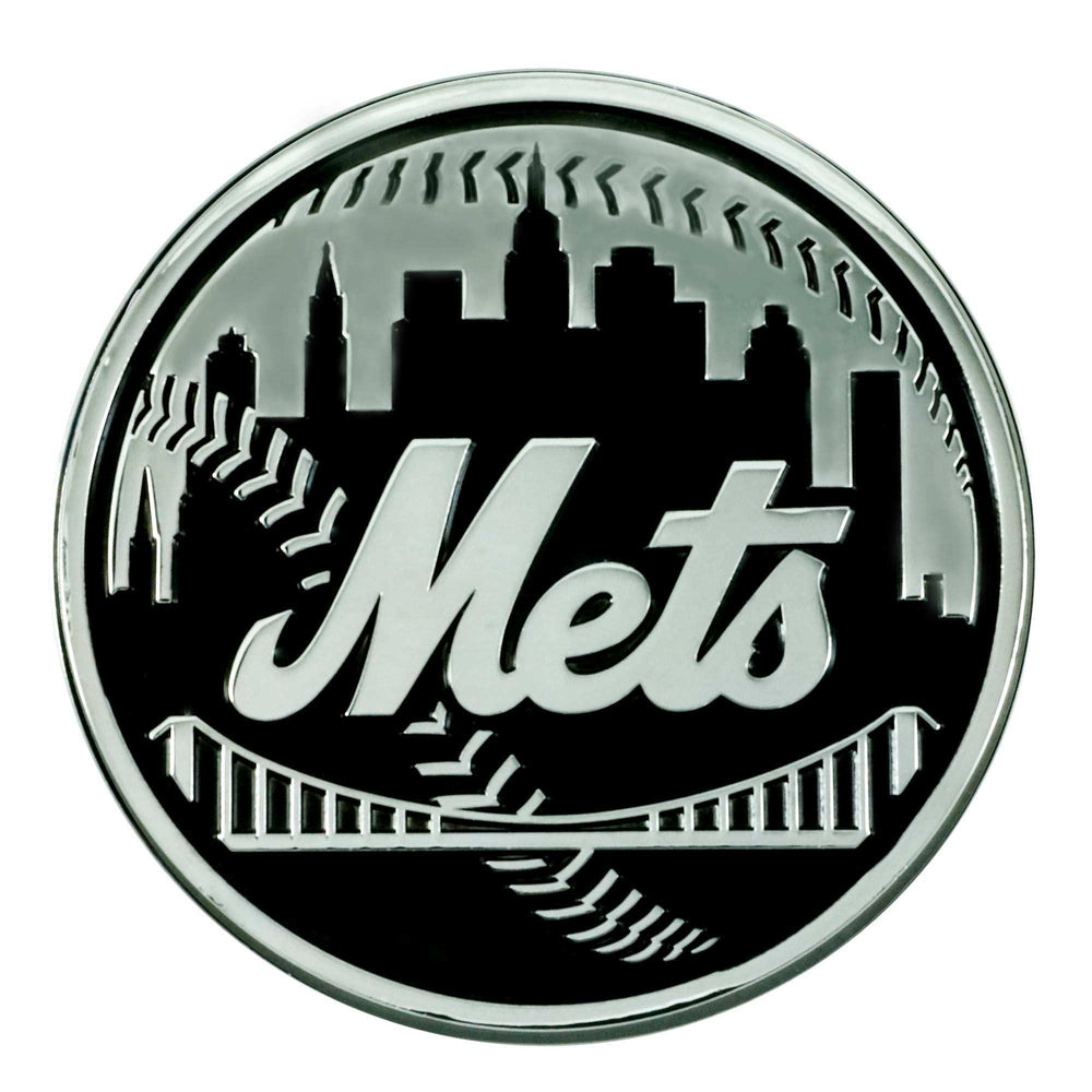 MLB - New York Mets Chrome Emblem - Logo Brands - Flyclothing LLC