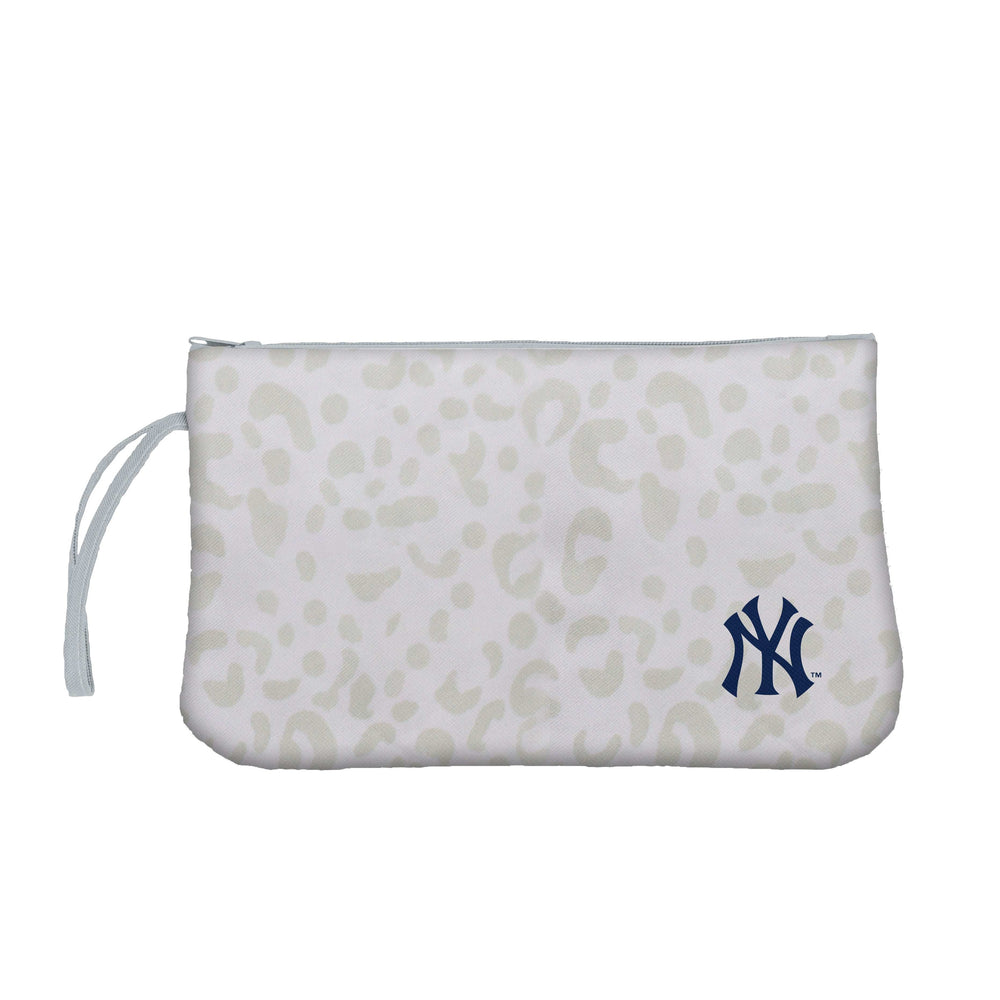 New York Yankees Leopard Print Wristlet - Logo Brands - Flyclothing LLC