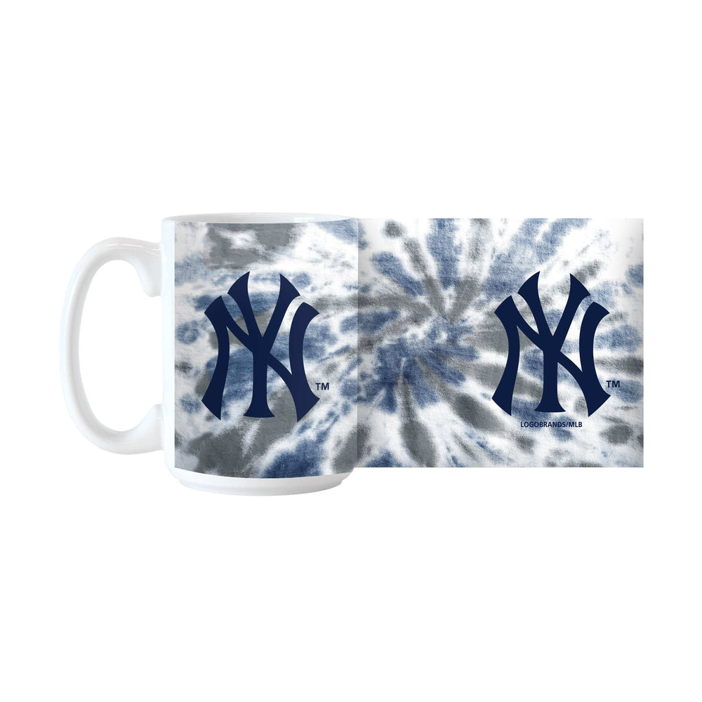 New York Yankees 15oz Tie Dye Sublimated Mug - Logo Brands - Flyclothing LLC