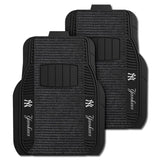 MLB - New York Yankees 2-pc Deluxe Car Mat Set - Logo Brands - Flyclothing LLC