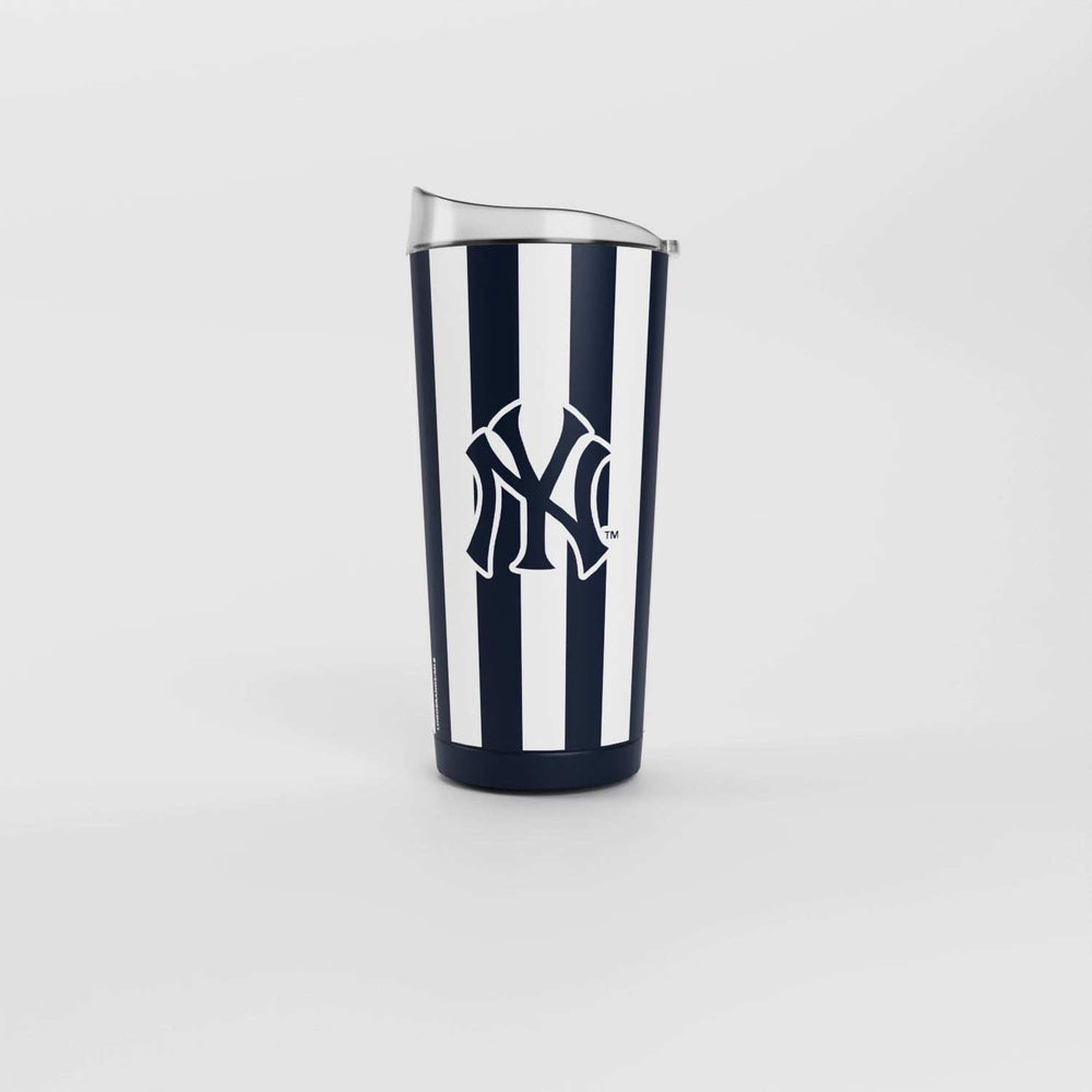 NY Yankees 20oz Striped Powder Coat Tumbler - Logo Brands - Flyclothing LLC