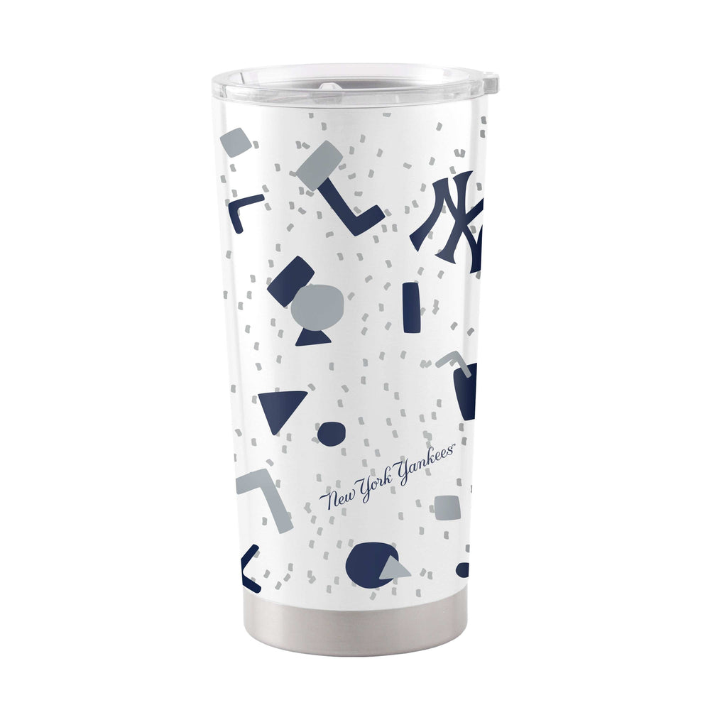 New York Yankees 20oz Flashback Stainless Steel Tumbler - Logo Brands - Flyclothing LLC