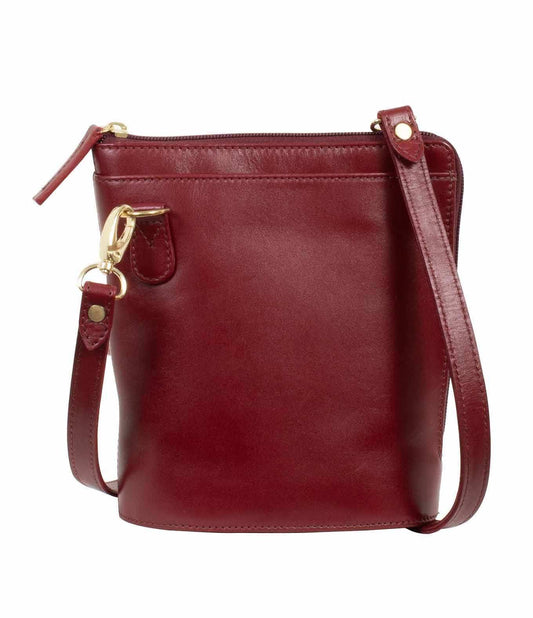 Scully Leather Veg-Calf Hidesign Leather Red Mara (H521) - Scully Leather - Flyclothing LLC