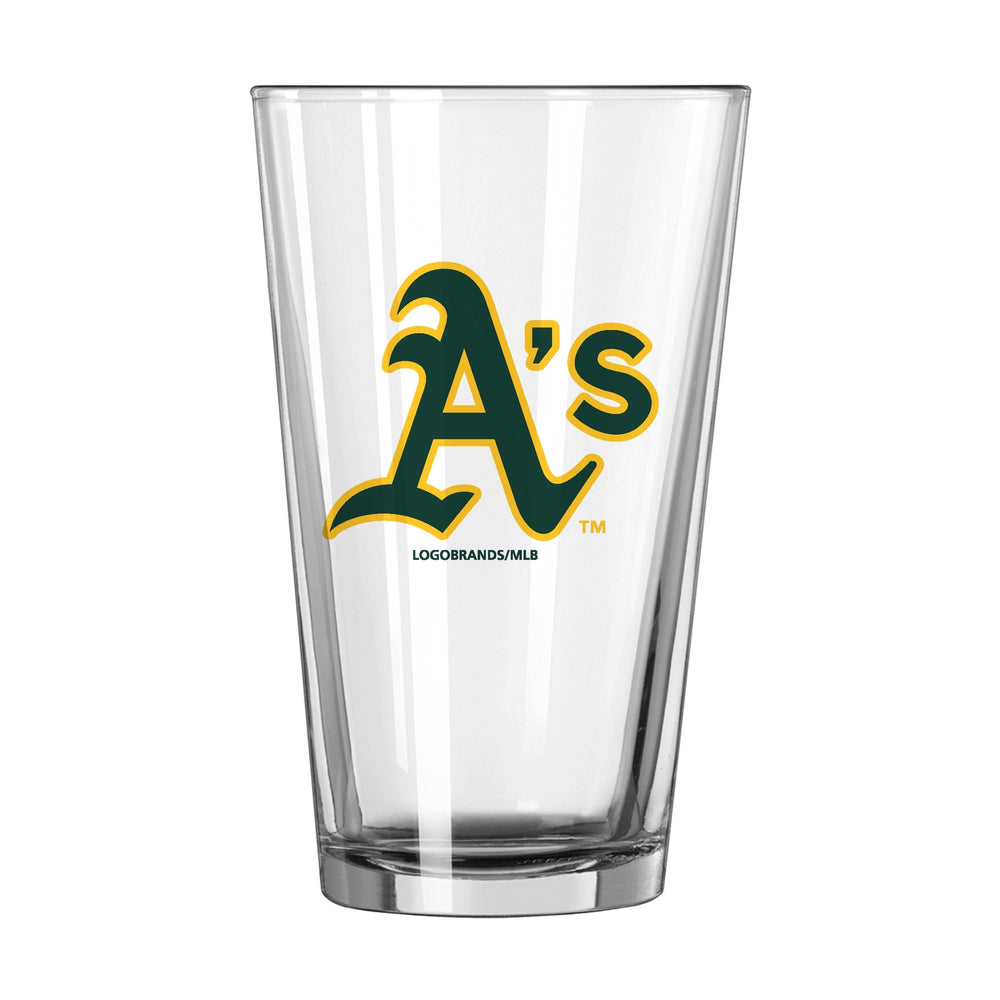 Athletics 16oz Overtime Pint Glass - Logo Brands - Flyclothing LLC