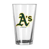 Athletics 16oz Overtime Pint Glass - Logo Brands - Flyclothing LLC