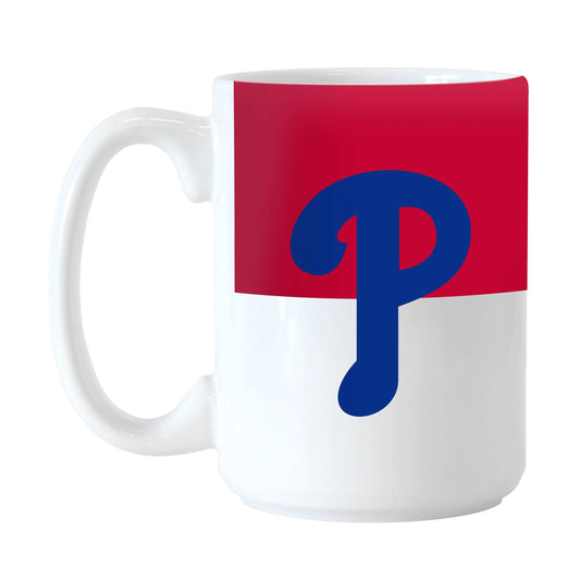 Philadelphia Phillies 15oz Colorblock Sublimated Mug - Logo Brands - Flyclothing LLC