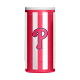 Philadelphia Phillies 12oz Striped Powdercoat SlimCan Coolie - Logo Brands - Flyclothing LLC