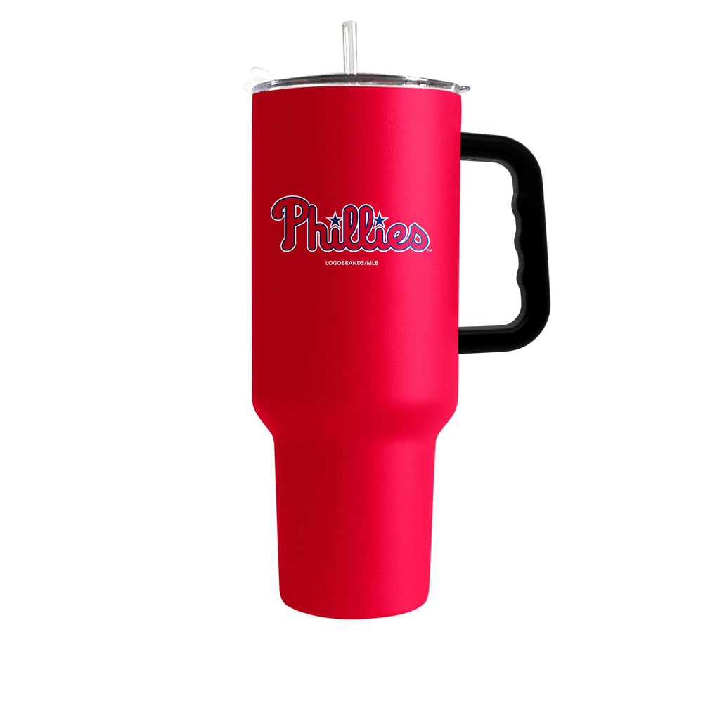 Philadelphia Phillies 40oz Flipside Powder Coat Tumbler - Logo Brands - Flyclothing LLC