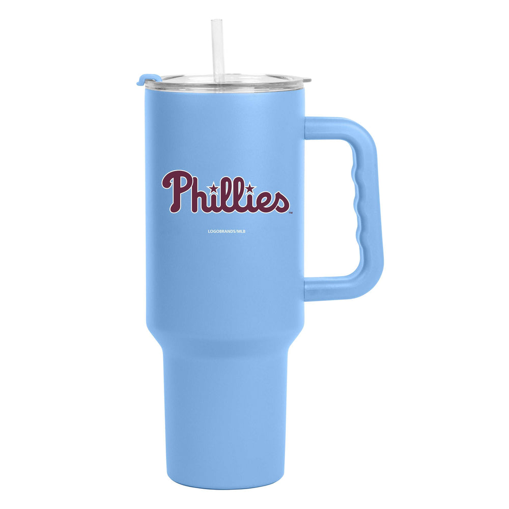 Philadelphia Phillies Vintage 40oz Flipside Powder Coat Tumbler - Logo Brands - Flyclothing LLC