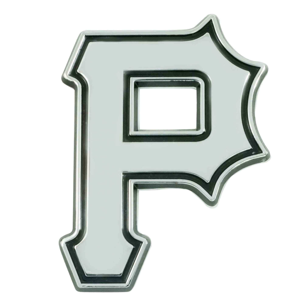 MLB - Pittsburgh Pirates Chrome Emblem - Logo Brands - Flyclothing LLC
