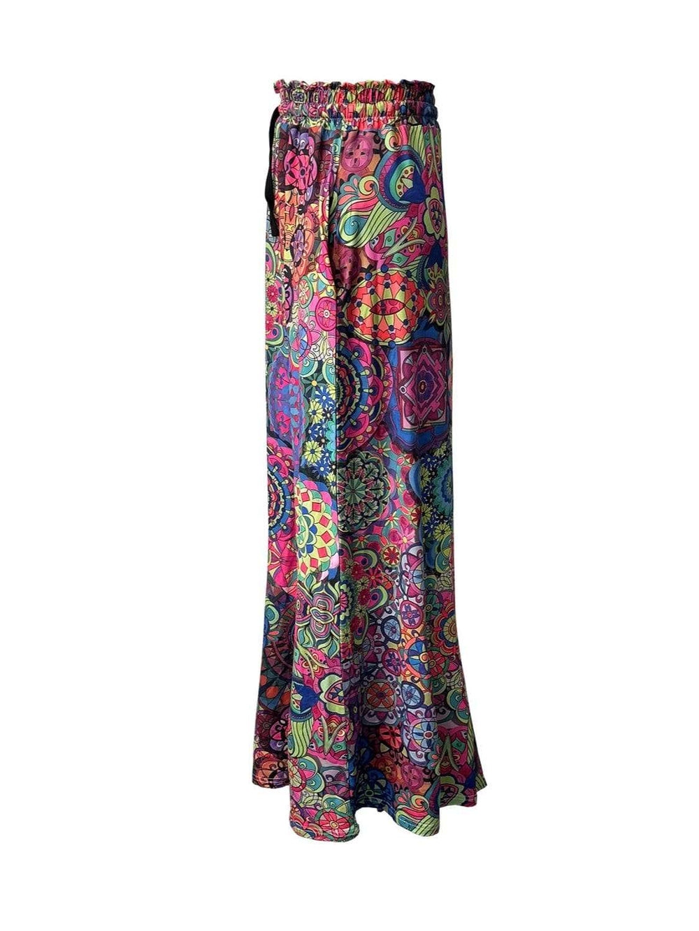 Printed Maxi Skirt with Pockets - Trendsi - Flyclothing LLC