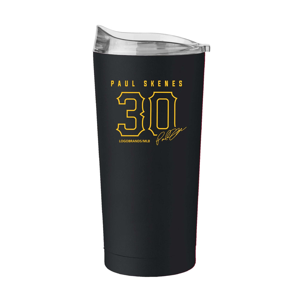 Pittsburgh Pirates Players 20oz Paul Skenes Powder Coat Tumbler - Logo Brands - Flyclothing LLC