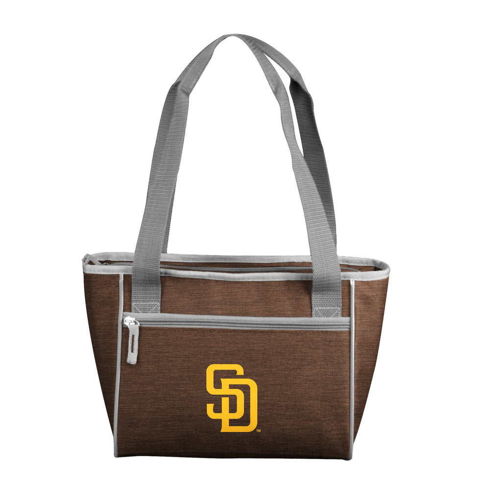 San Diego Padres Crosshatch 16 Can Cooler Tote - Logo Brands - Flyclothing LLC