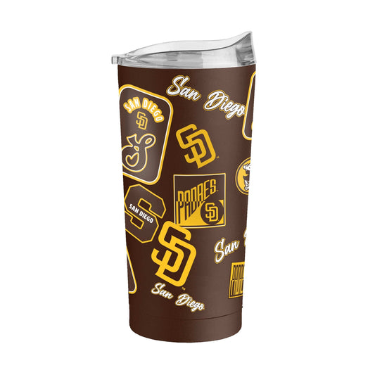 SD Padres 20oz Dream Weave Powder Coat Tumbler - Logo Brands - Flyclothing LLC