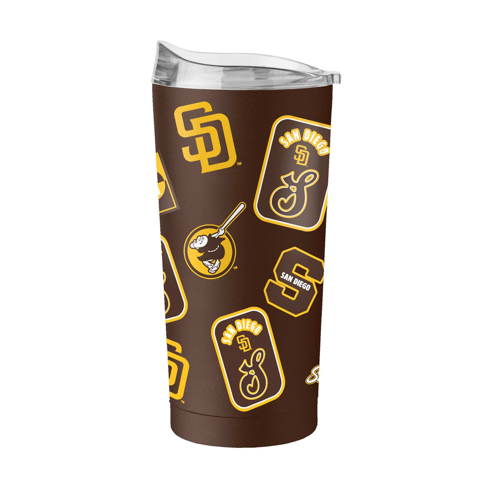 SD Padres 20oz Dream Weave Powder Coat Tumbler - Logo Brands - Flyclothing LLC