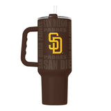 San Diego Padres 40oz Replay Powdercoat Tumbler - Logo Brands - Flyclothing LLC