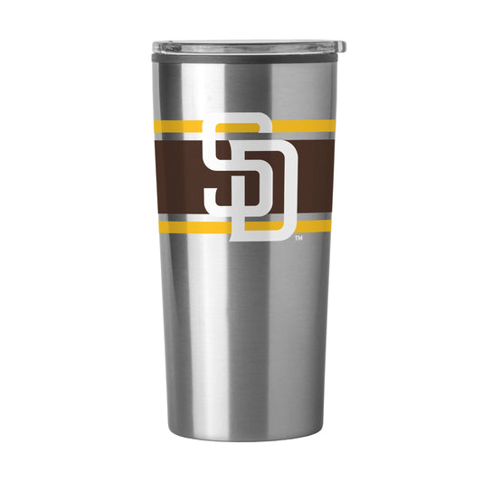 SD Padres 20oz Stripe Fusion Tumbler - Logo Brands - Flyclothing LLC