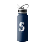 Seattle Mariners 25oz Stainless Single Wall Flip Top Bottle - Logo Brands - Flyclothing LLC