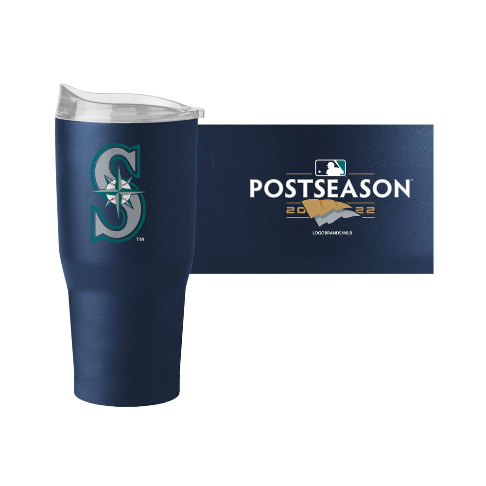 Seattle Mariners 2022 Post Season 30oz Powder Coat Tumbler - Logo Brands - Flyclothing LLC