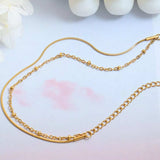 Titanium Steel Double Layered Bracelet - Trendsi - Flyclothing LLC