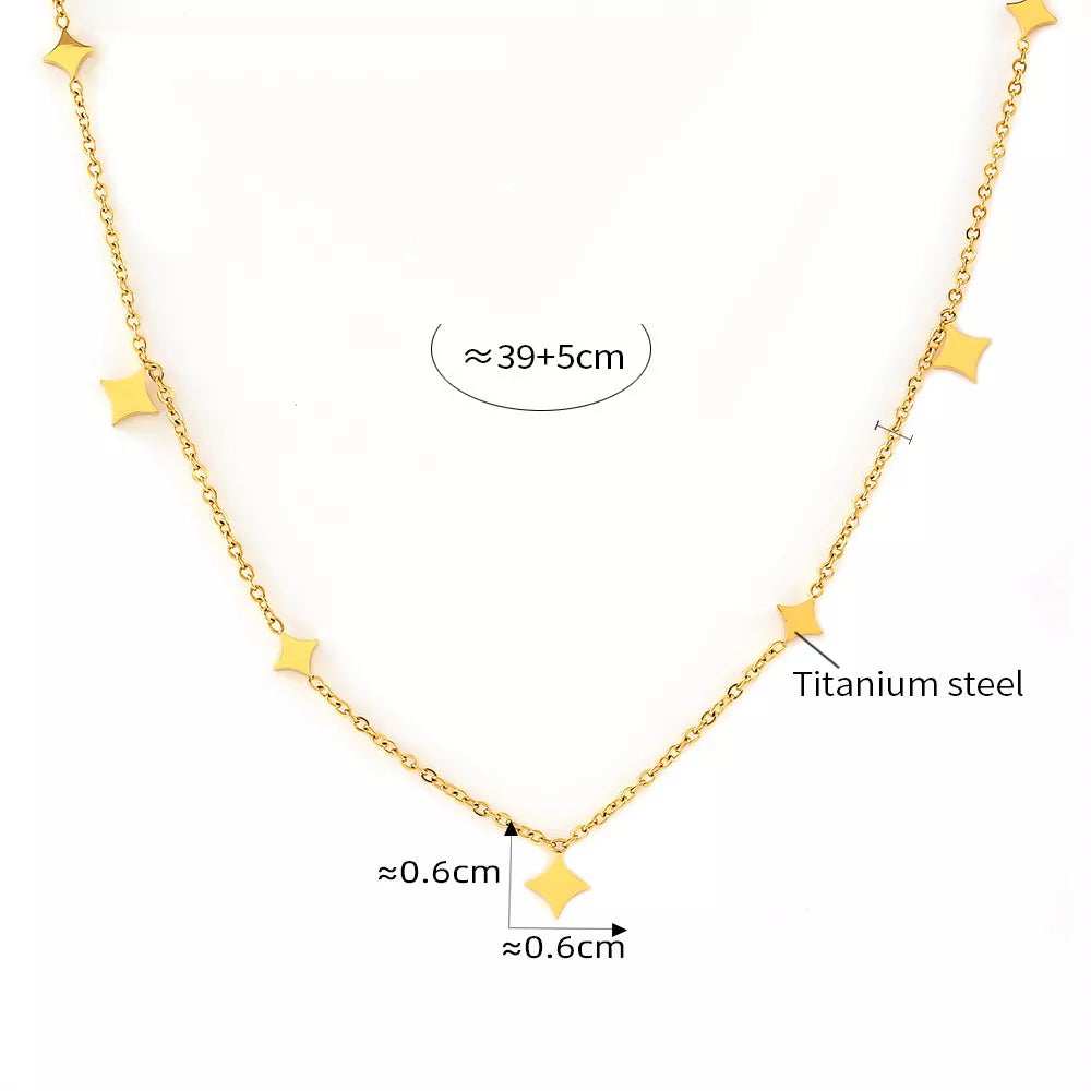 18K Gold-Plated Minimalist Necklace - Trendsi - Flyclothing LLC