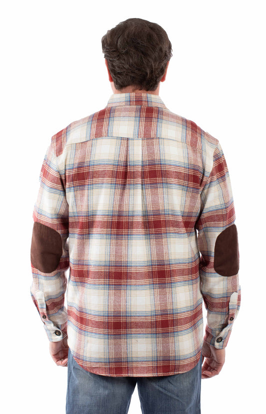 Scully Leather Rust BRAWNY FLANNEL Jacket