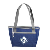 TB Rays Crosshatch 16 Can Cooler Tote - Logo Brands - Flyclothing LLC