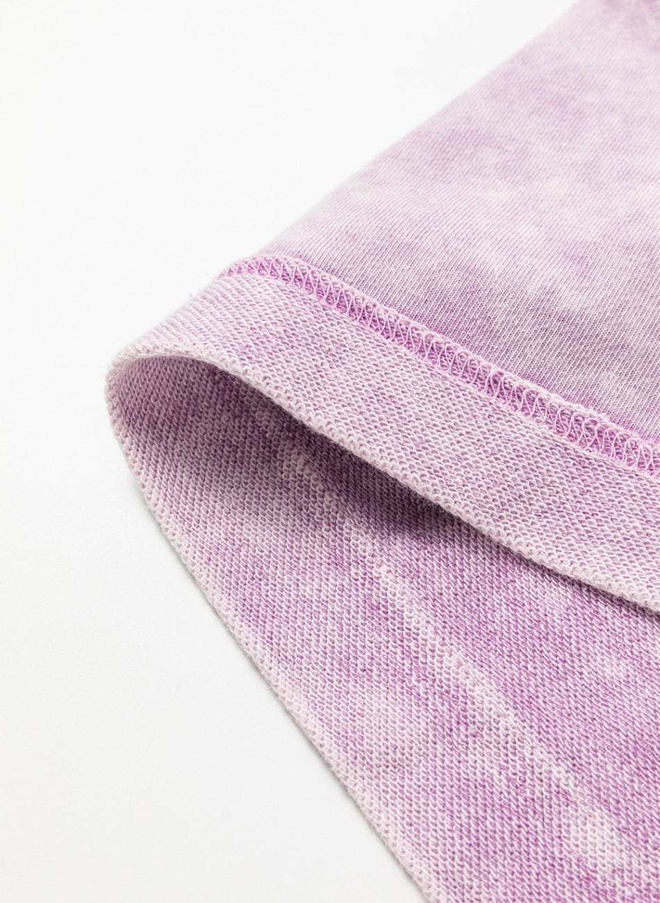 Mineral Wash Drop Shoulder Round Neck T-Shirt - Trendsi - Flyclothing LLC