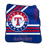 Texas Rangers Raschel Throw - Logo Brands - Flyclothing LLC