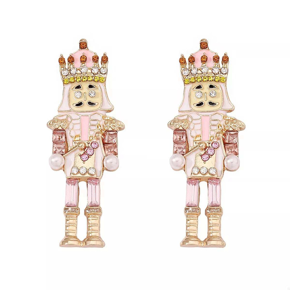 Christmas Nutcracker Earrings - Trendsi - Flyclothing LLC
